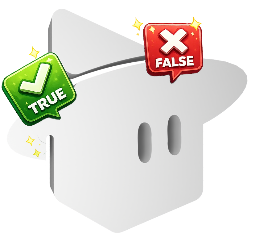 True or false quiz cover